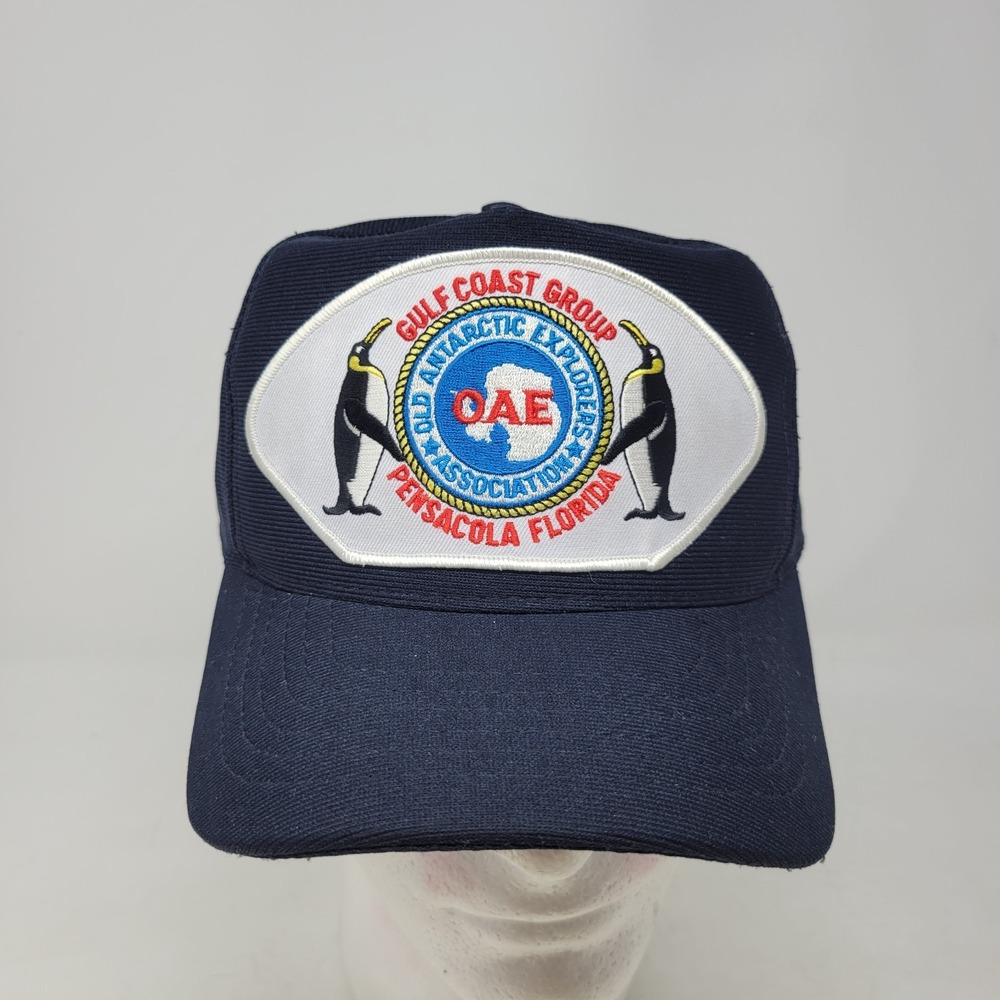 Old Antartic Explorers Assossication Pensacola Florida Snapback Hat Oae Vintage